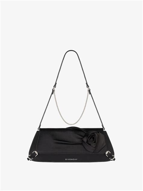 givenchy virgin mary clutch|Voyou Clutch bag in draped satin with floral ornament in .